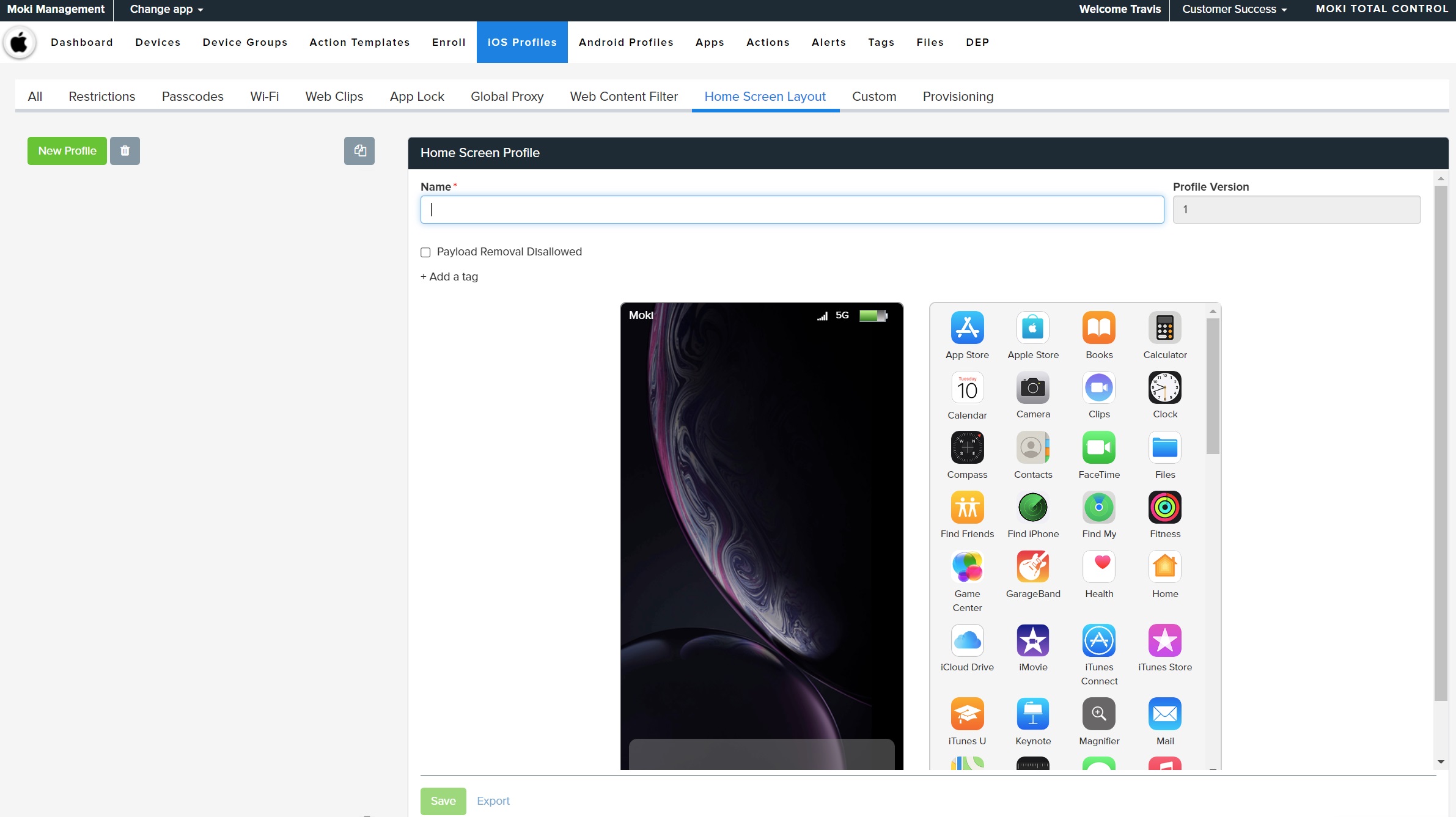 screenshot of Moki Kiosk